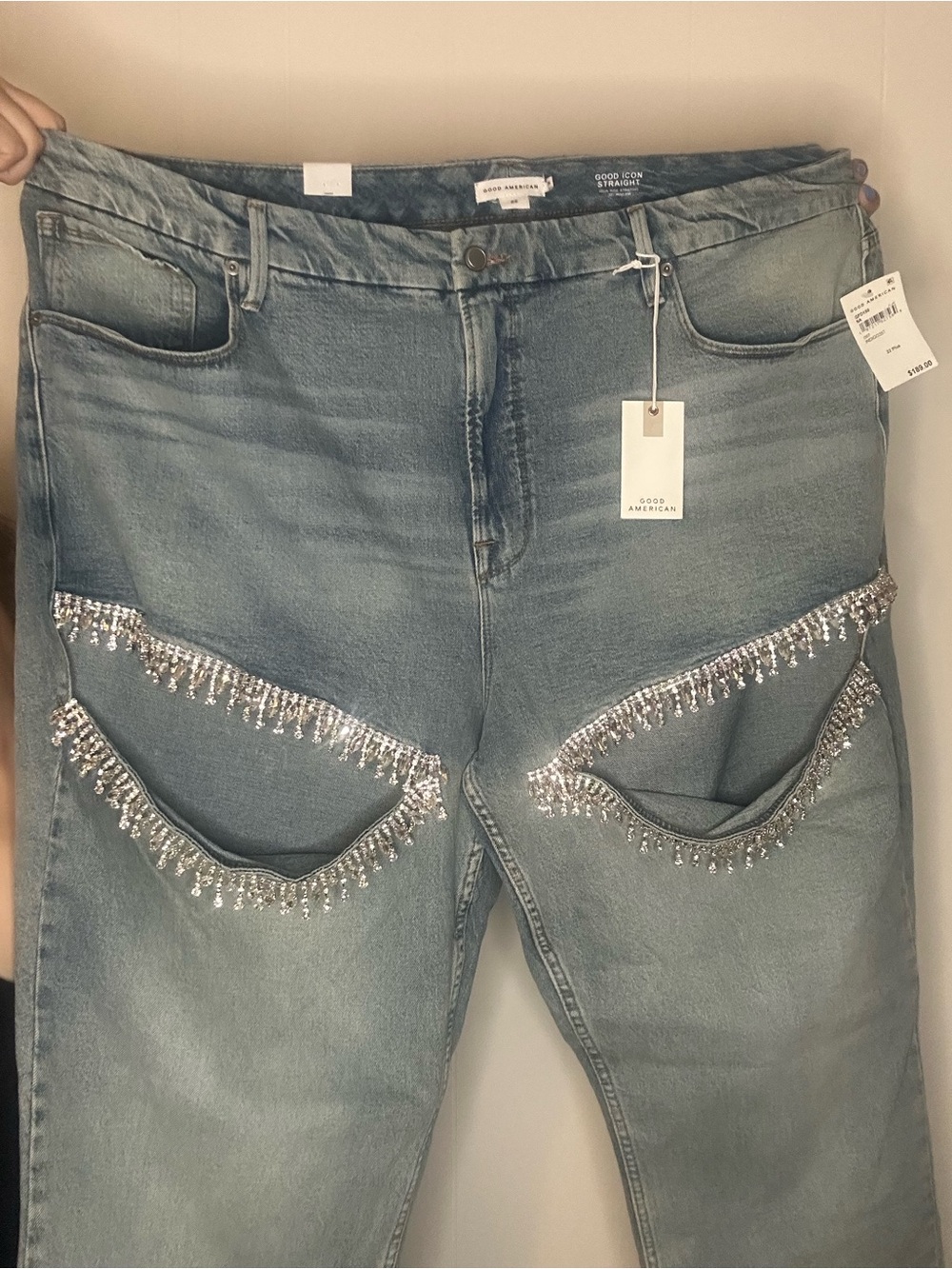 Good American Good Icon Straight Jeans
